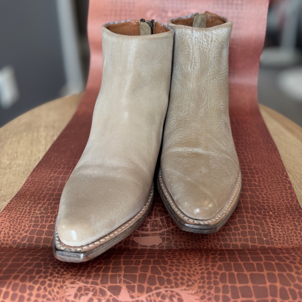 Freebird Tan Ankle Boots